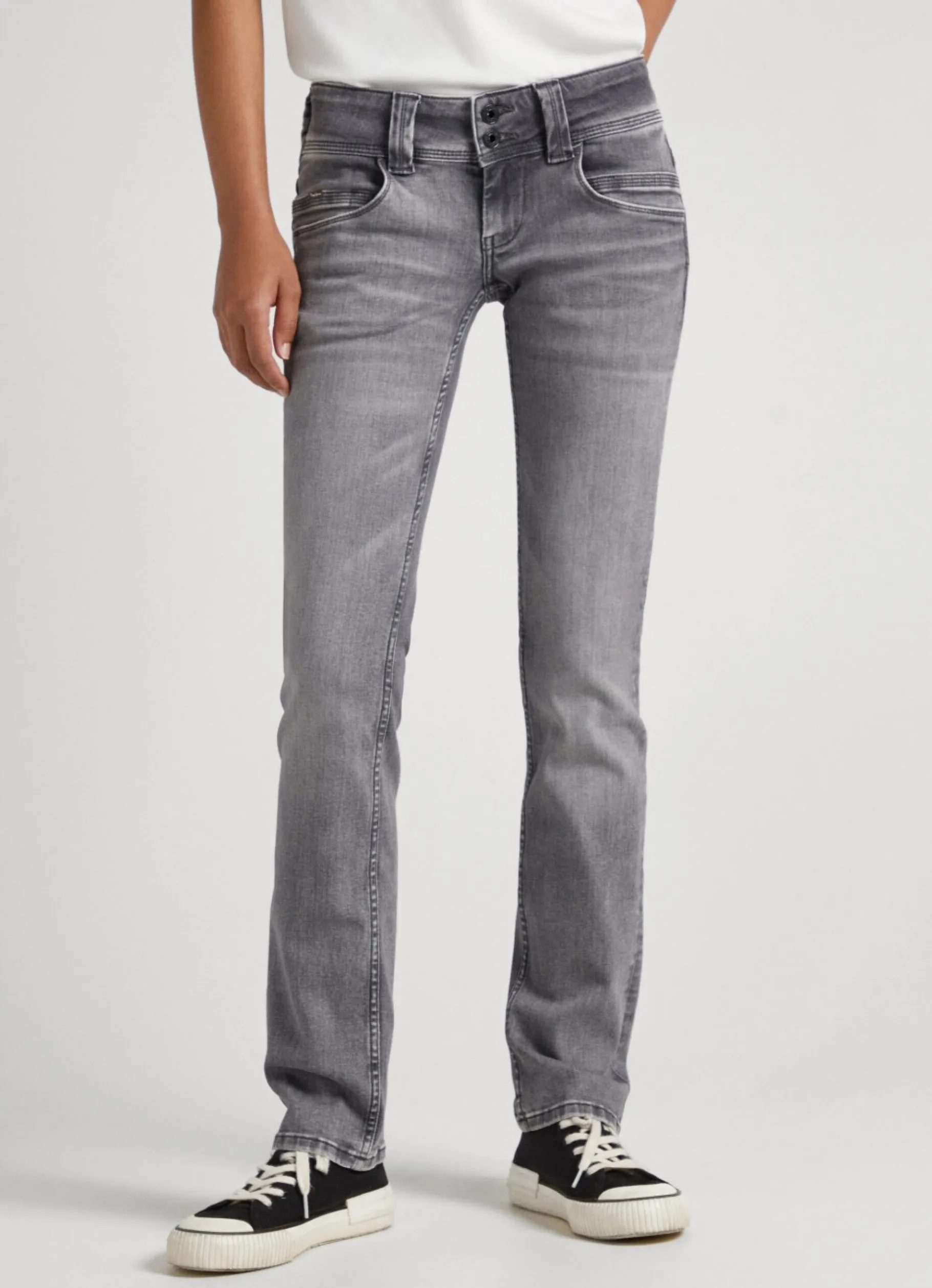 Women Pepe Jeans Venus Regular Fit Low-Rise Jeans