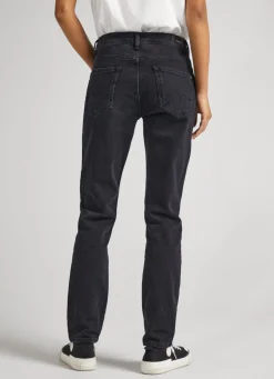 Women Pepe Jeans Violet Loose Fit High Waisted Jeans