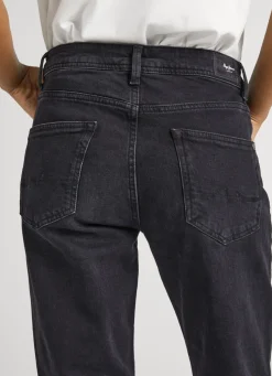 Women Pepe Jeans Violet Loose Fit High Waisted Jeans