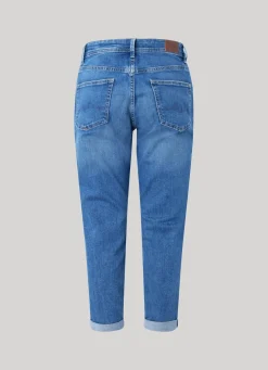 Women Pepe Jeans Violet Relaxed Fit High Waist Jean