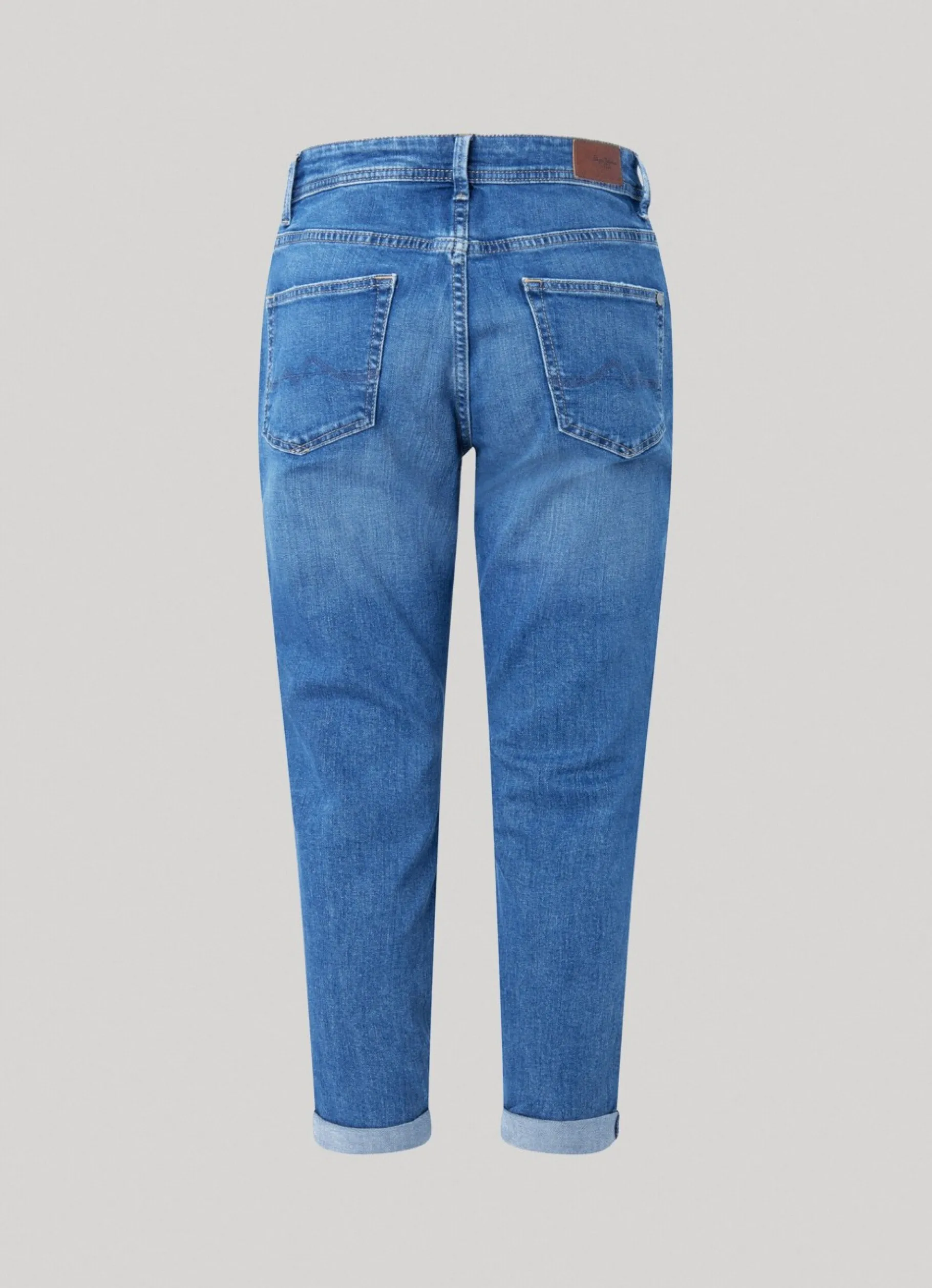 Women Pepe Jeans Violet Relaxed Fit High Waist Jean