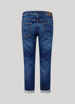 Women Pepe Jeans Violet Relaxed Fit High Waist Jean