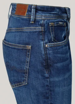 Women Pepe Jeans Violet Relaxed Fit High Waist Jean