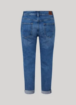 Women Pepe Jeans Violet Relaxed Fit High-Rise Jeans