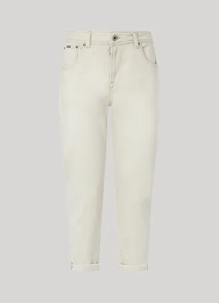 Women Pepe Jeans Violet Relaxed Fit High-Rise Jeans