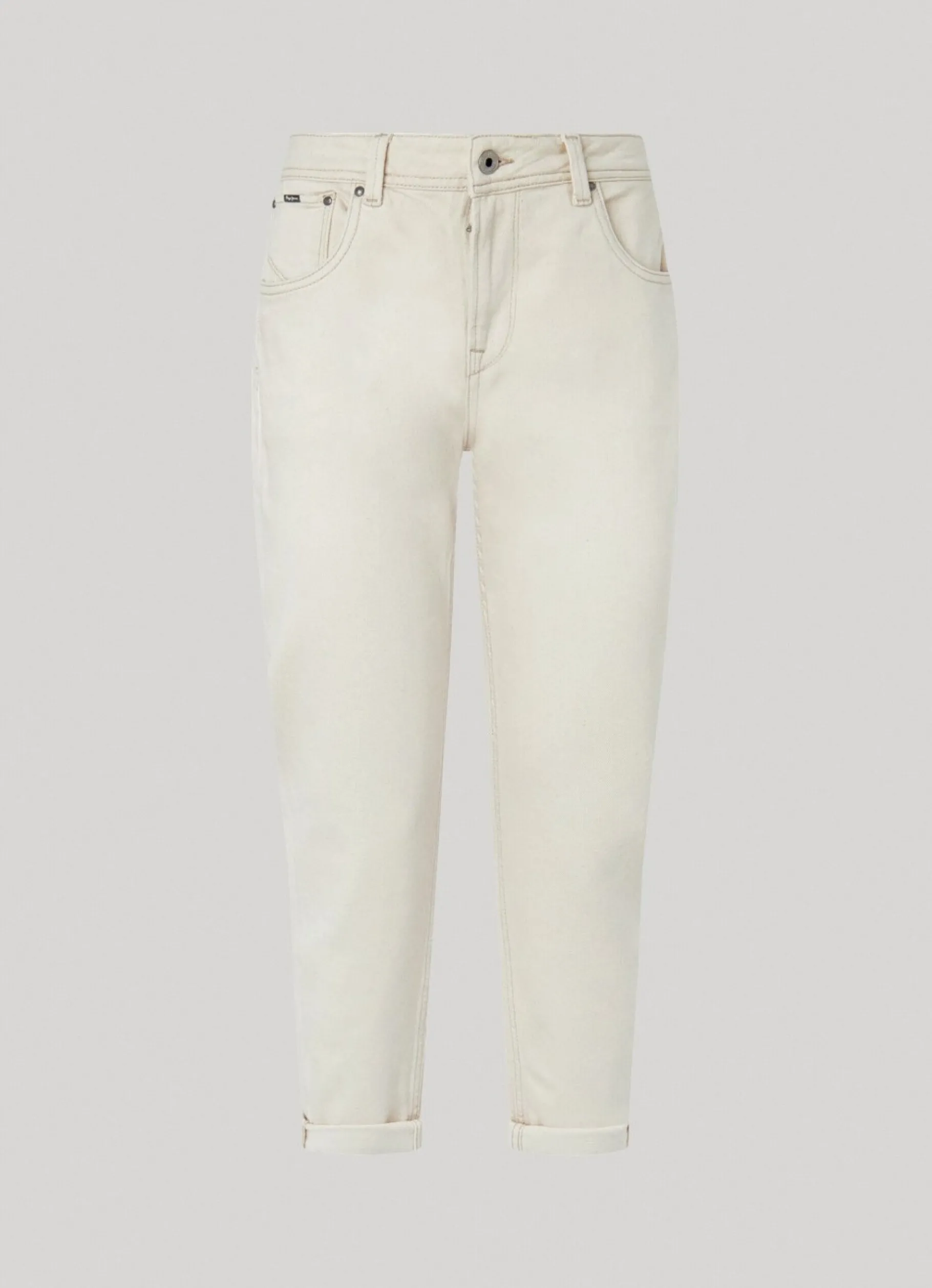 Women Pepe Jeans Violet Relaxed Fit High-Rise Jeans