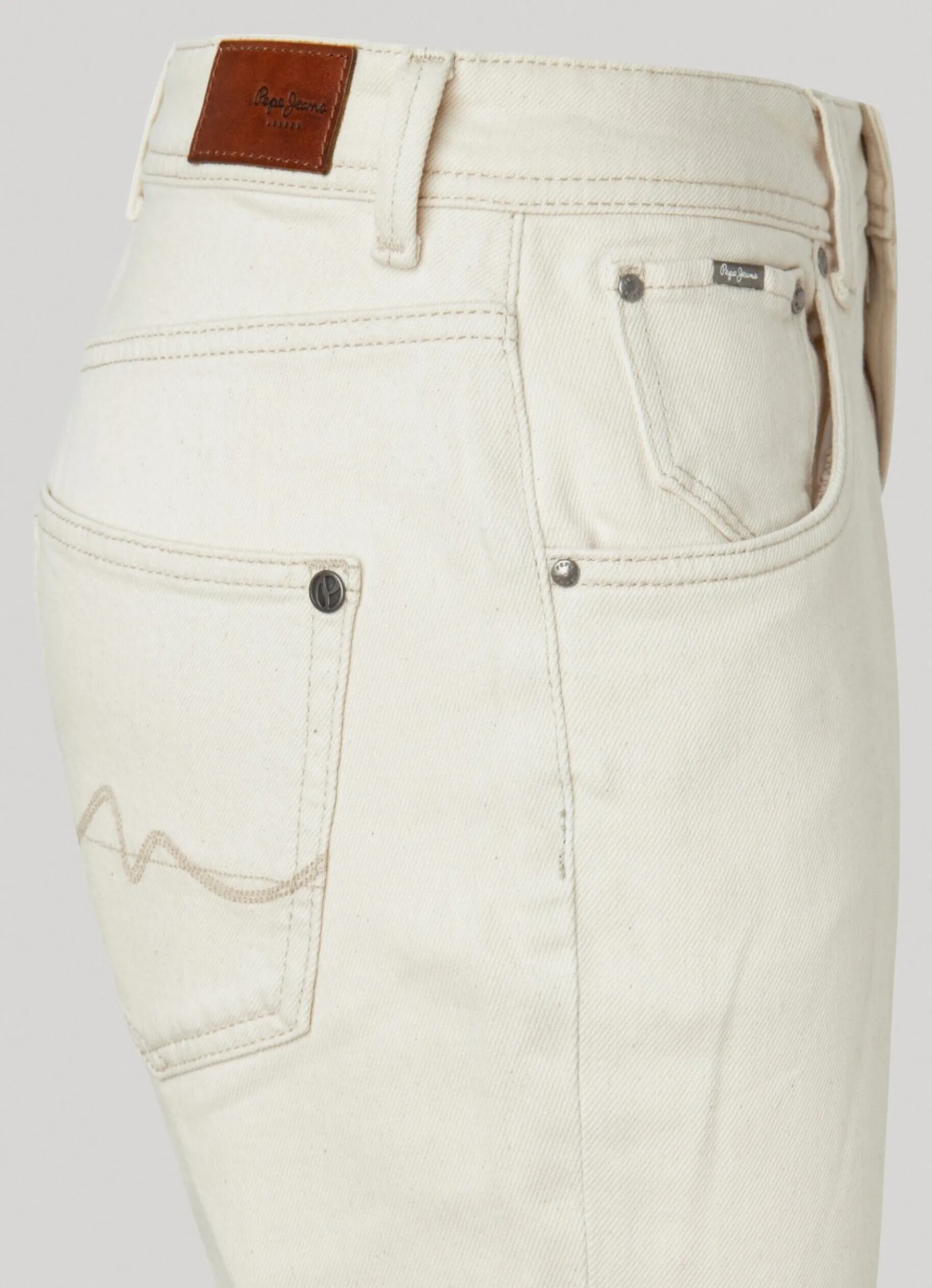 Women Pepe Jeans Violet Relaxed Fit High-Rise Jeans
