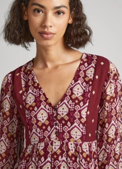 Women Pepe Jeans V-Neck Dress