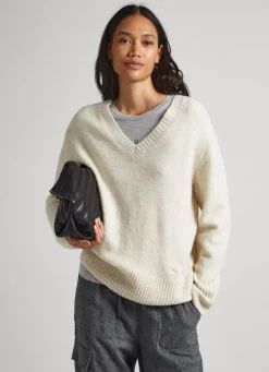 Women Pepe Jeans V-Neck Knit