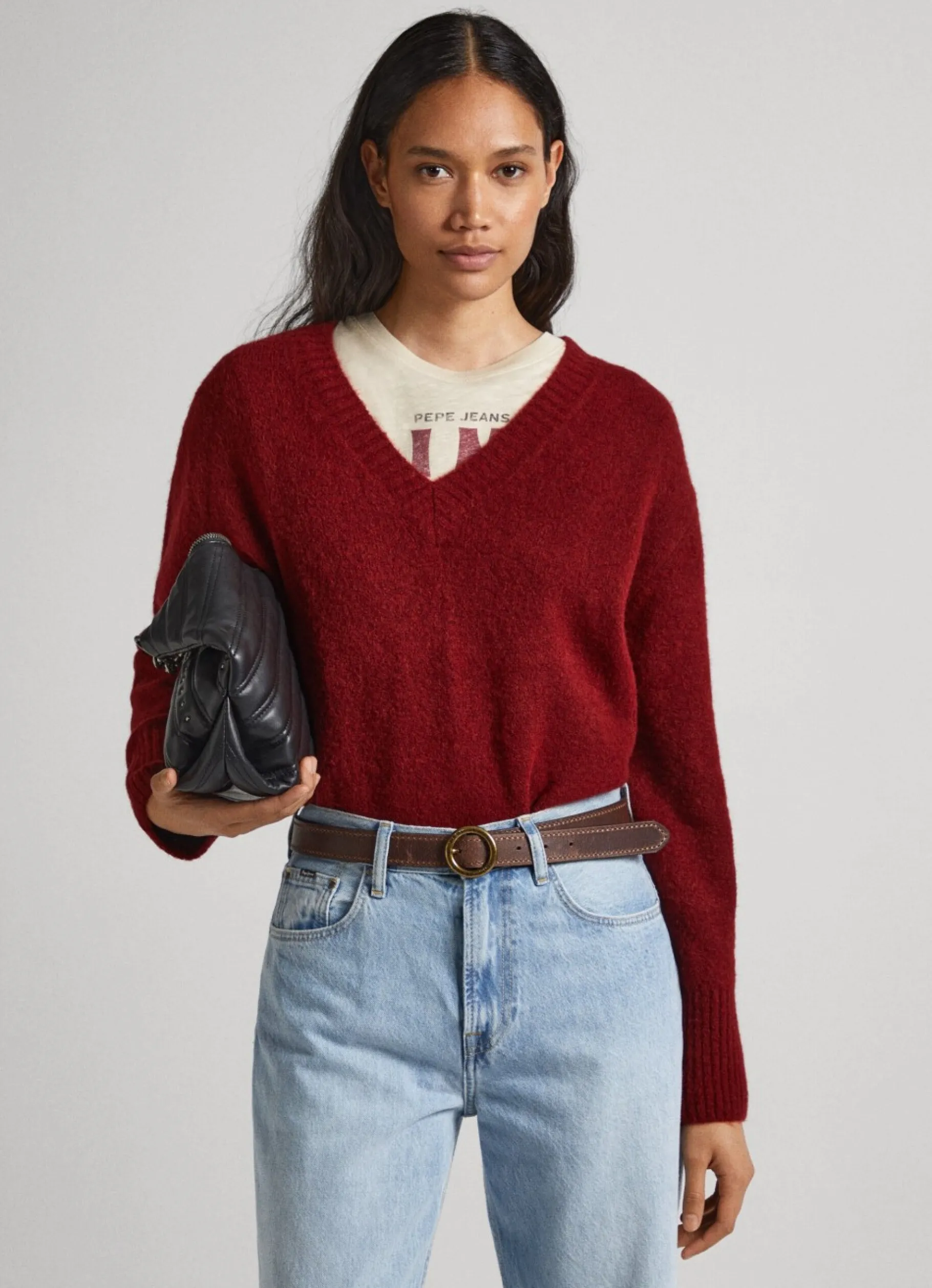 Women Pepe Jeans V-Neck Knit