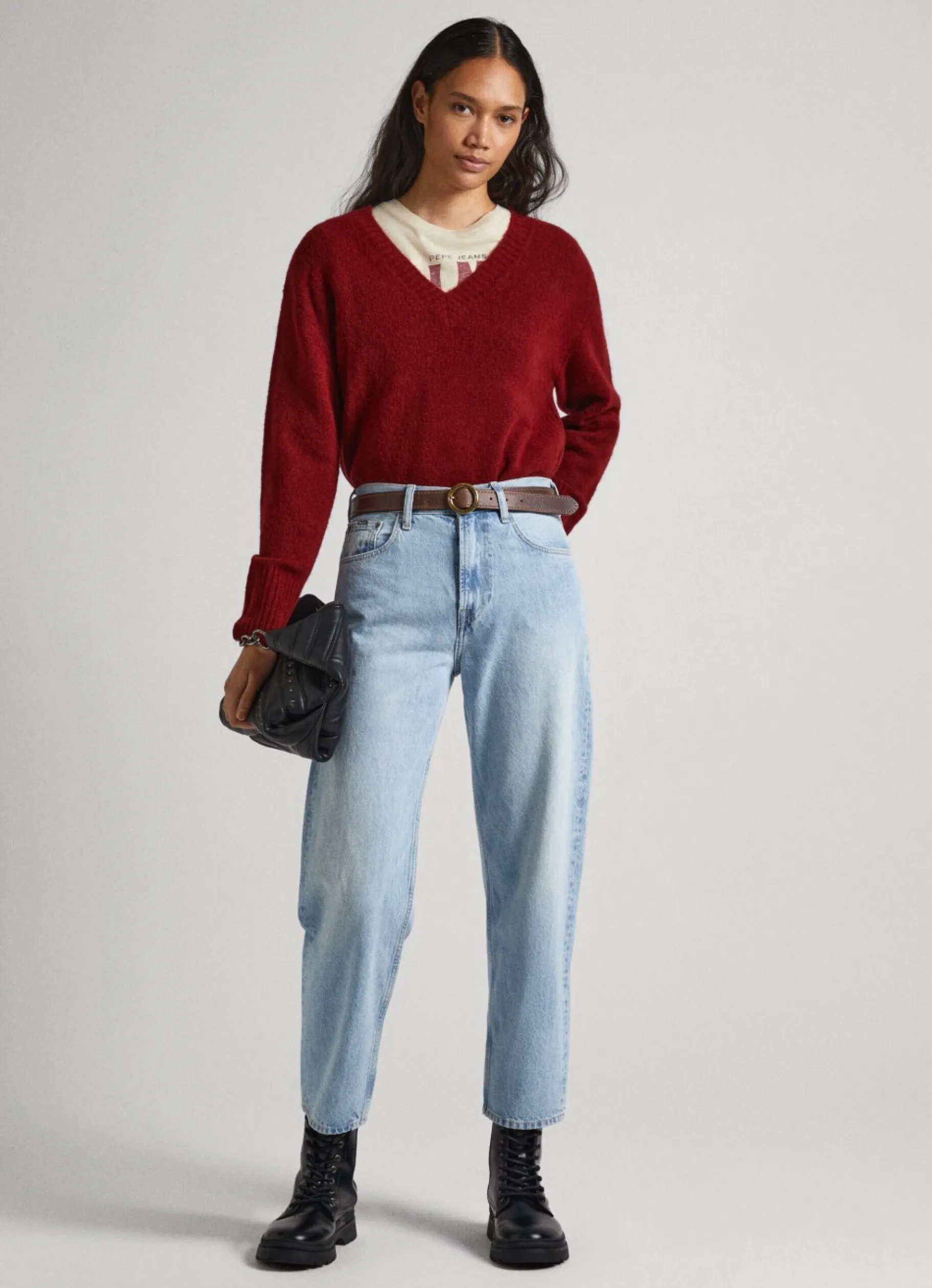 Women Pepe Jeans V-Neck Knit