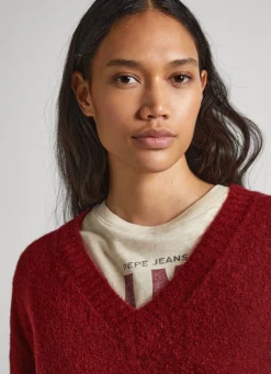 Women Pepe Jeans V-Neck Knit
