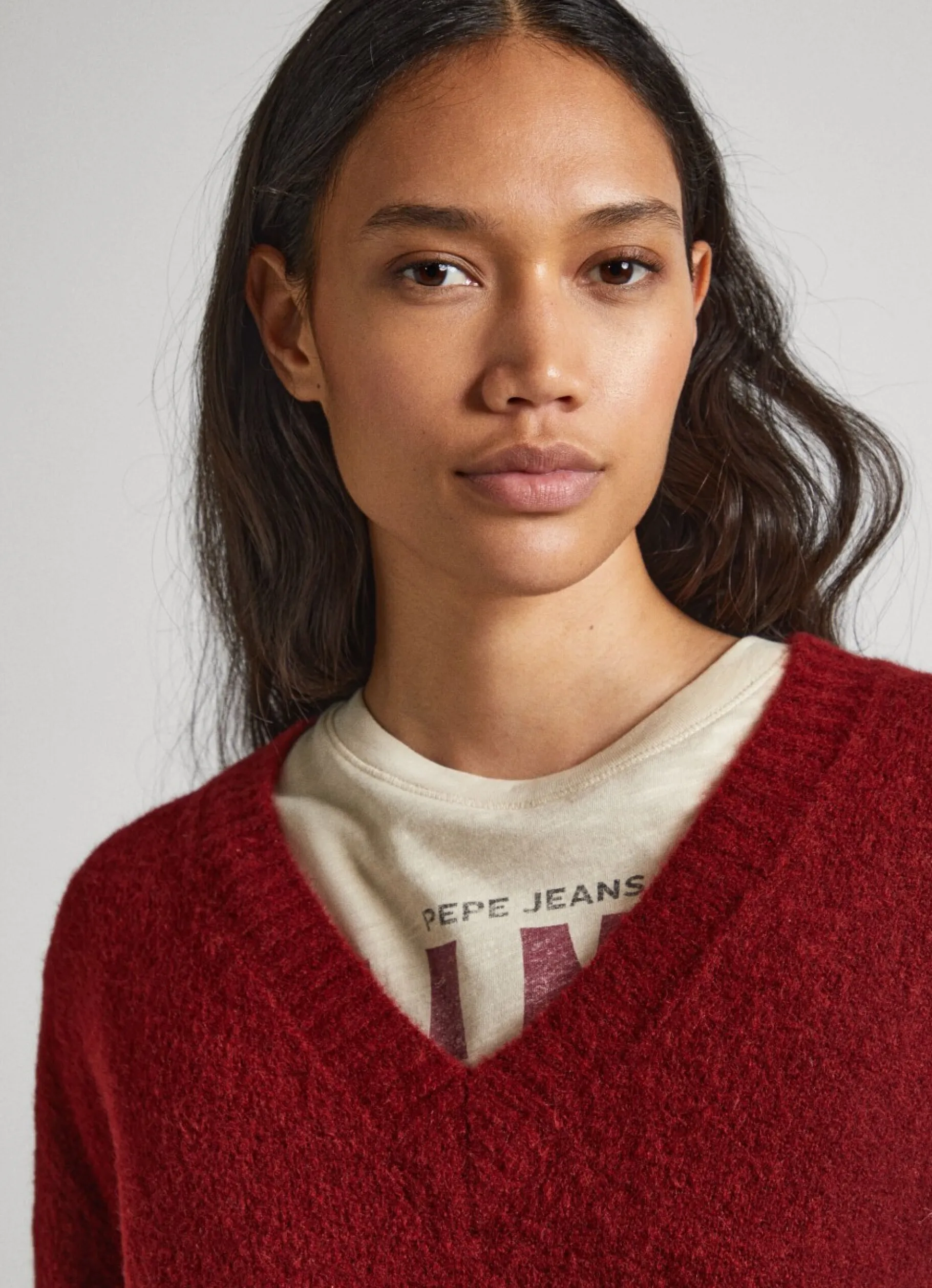 Women Pepe Jeans V-Neck Knit