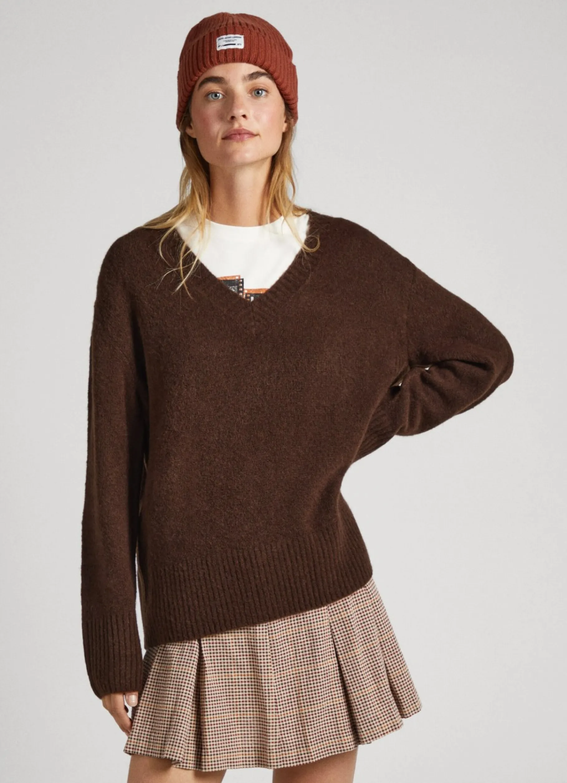 Women Pepe Jeans V-Neck Knit
