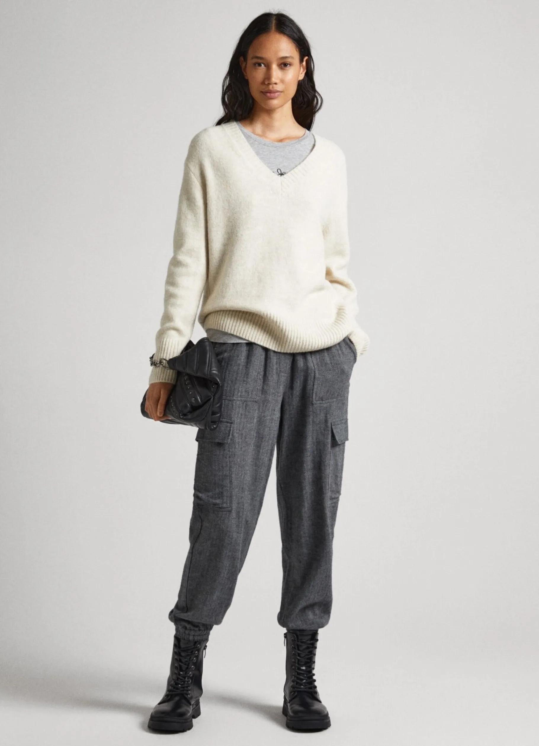 Women Pepe Jeans V-Neck Knit