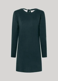 Women Pepe Jeans V-Neck Tencel Dress