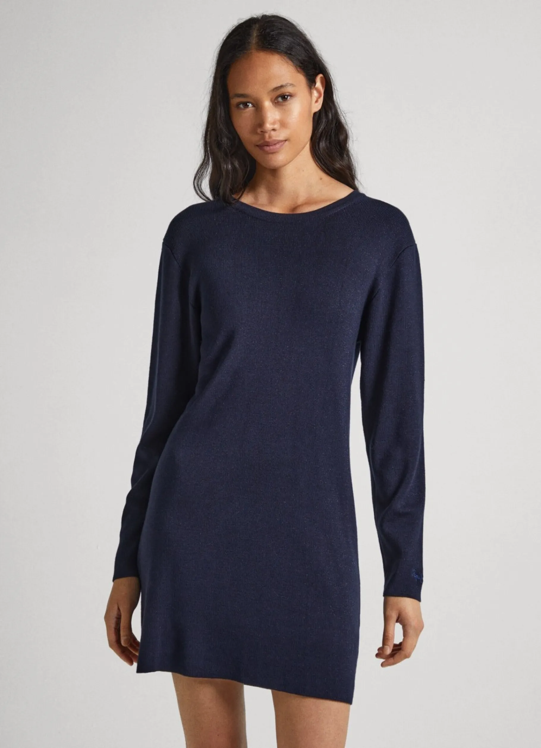 Women Pepe Jeans V-Neck Tencel Dress