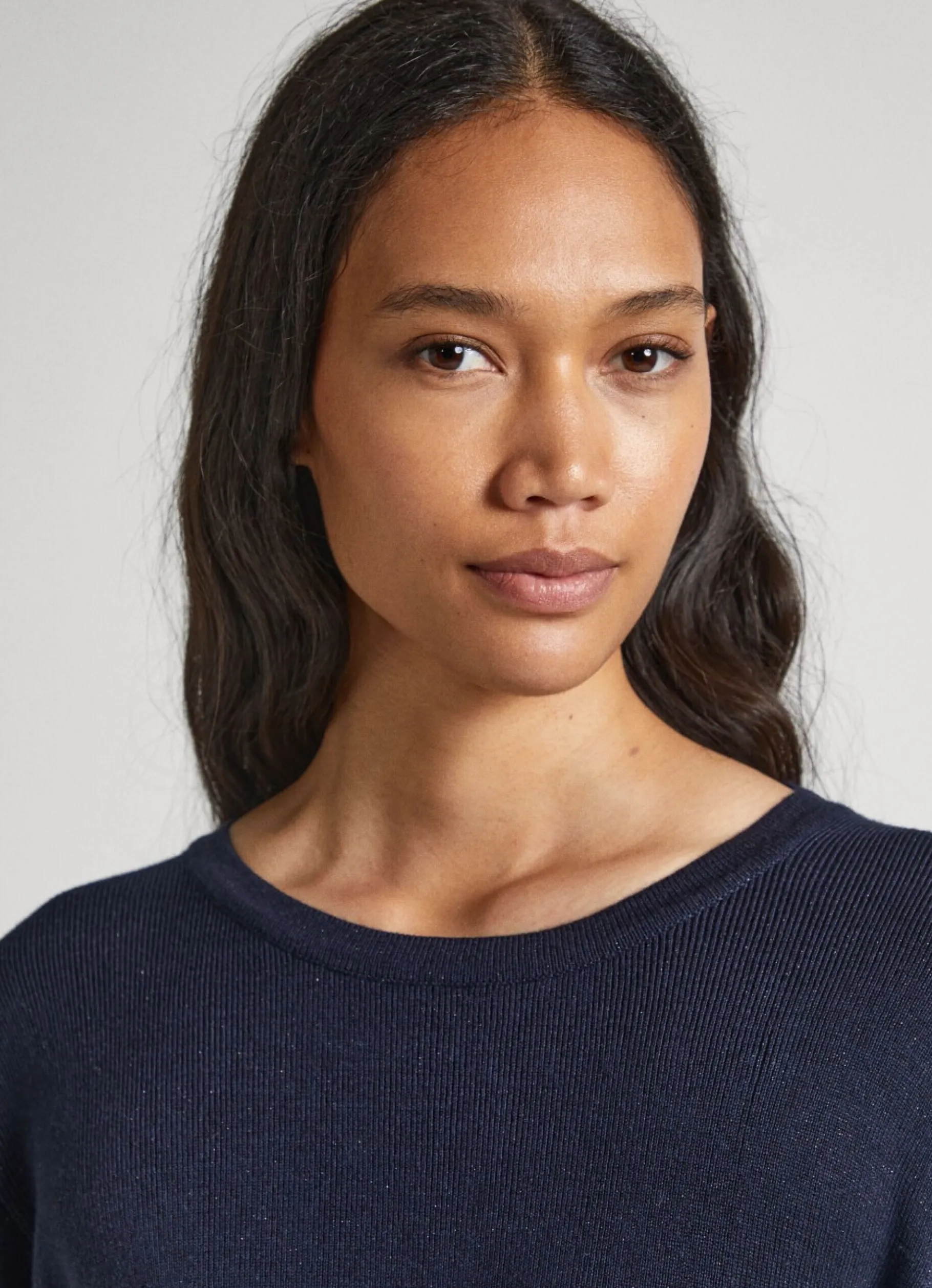 Women Pepe Jeans V-Neck Tencel Dress