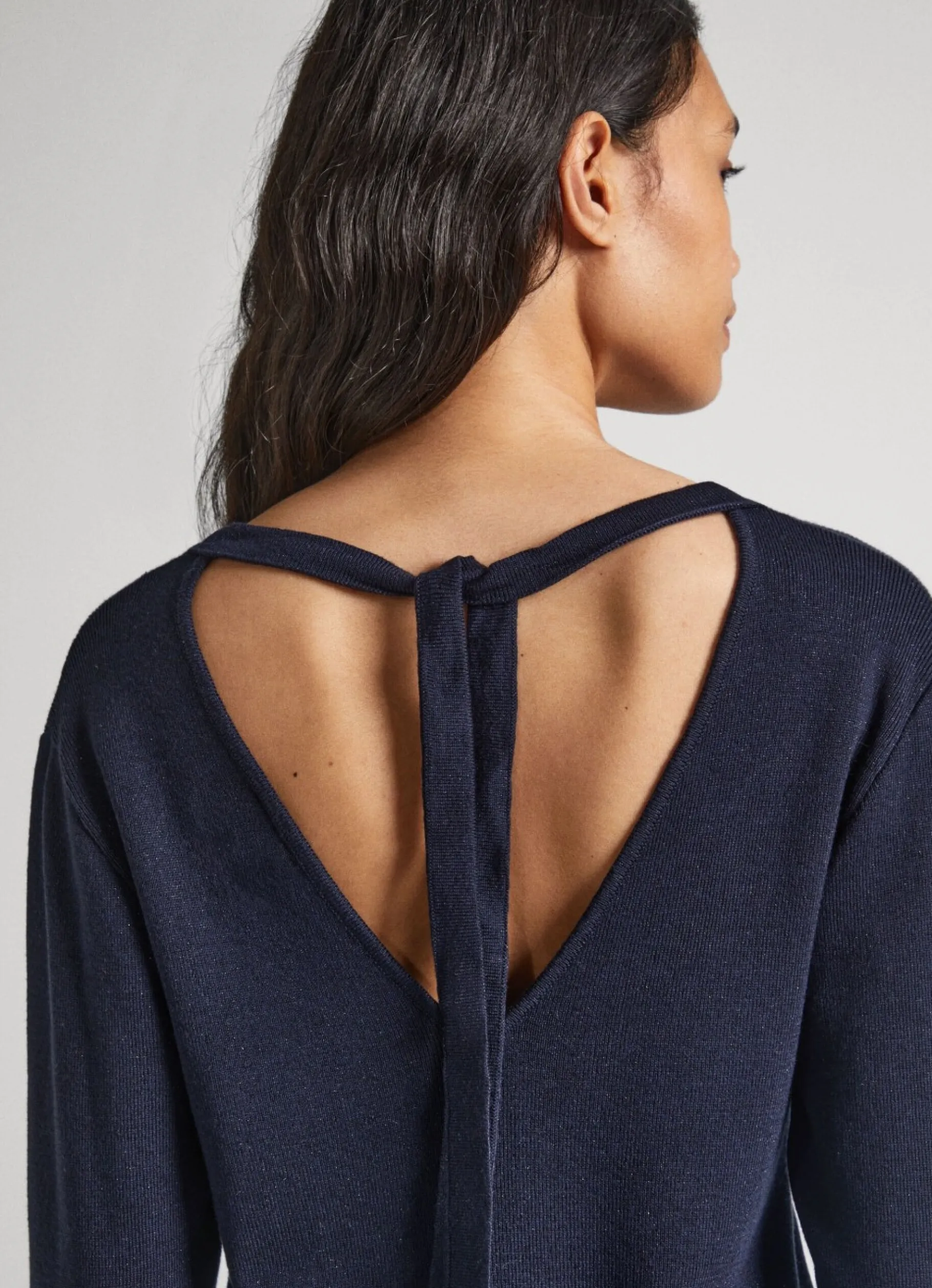 Women Pepe Jeans V-Neck Tencel Dress