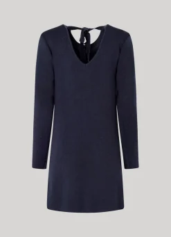 Women Pepe Jeans V-Neck Tencel Dress