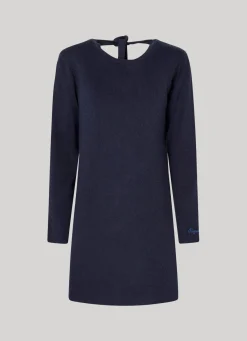 Women Pepe Jeans V-Neck Tencel Dress