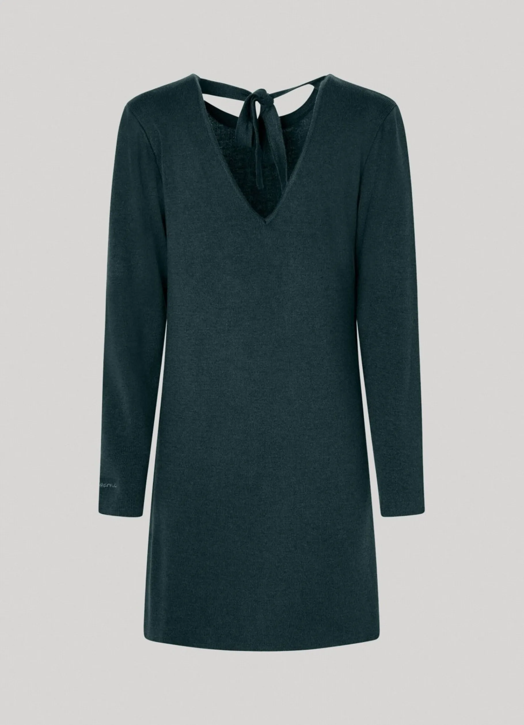 Women Pepe Jeans V-Neck Tencel Dress