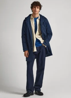 Men Pepe Jeans Waterproof Raincoat