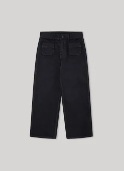 Girl Pepe Jeans Wide Fit Denim Trousers