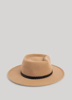 Women Pepe Jeans Wide-Brimmed Felt Hat