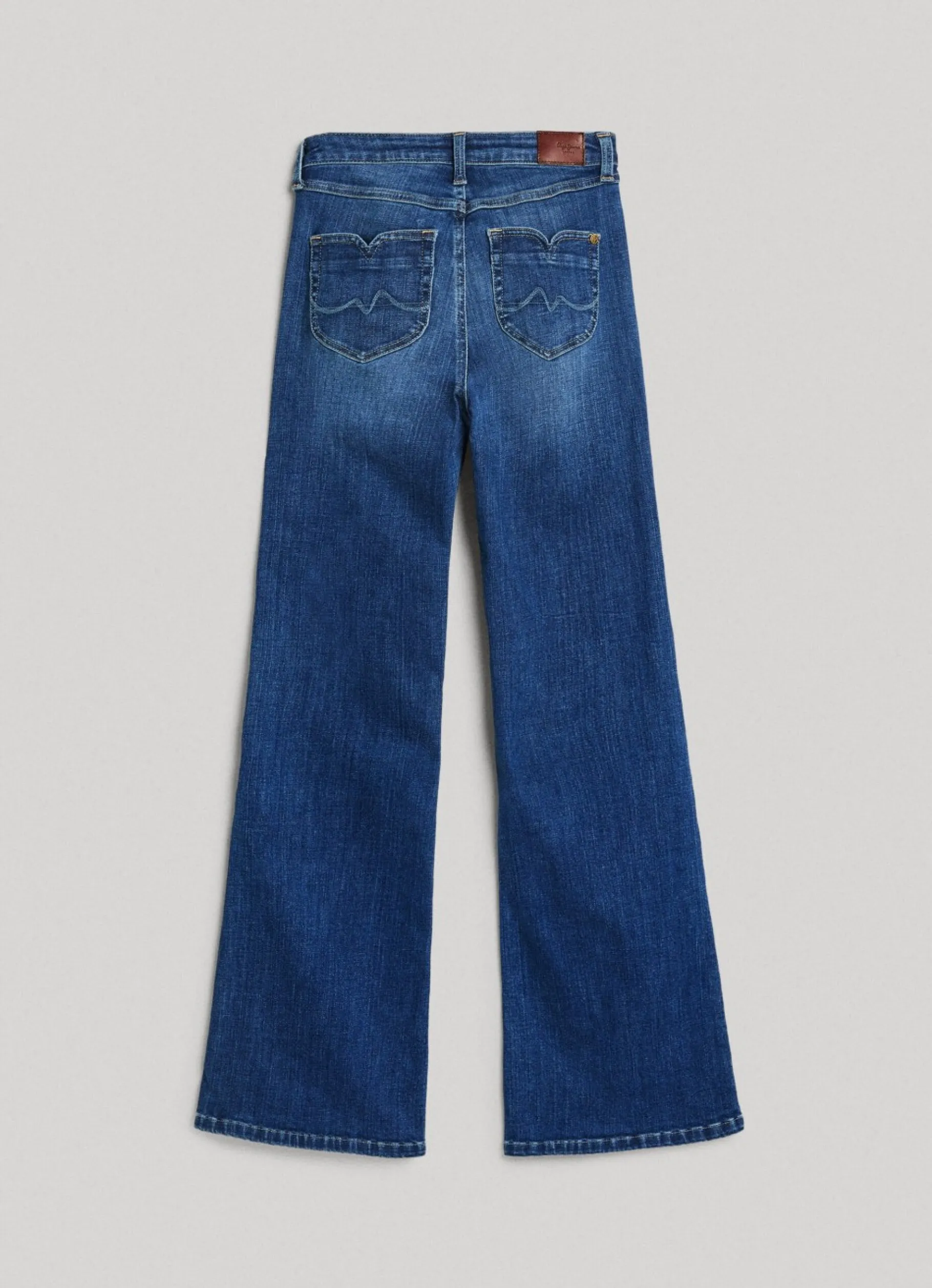 Women Pepe Jeans Willa Flare Fit High-Rise Jeans