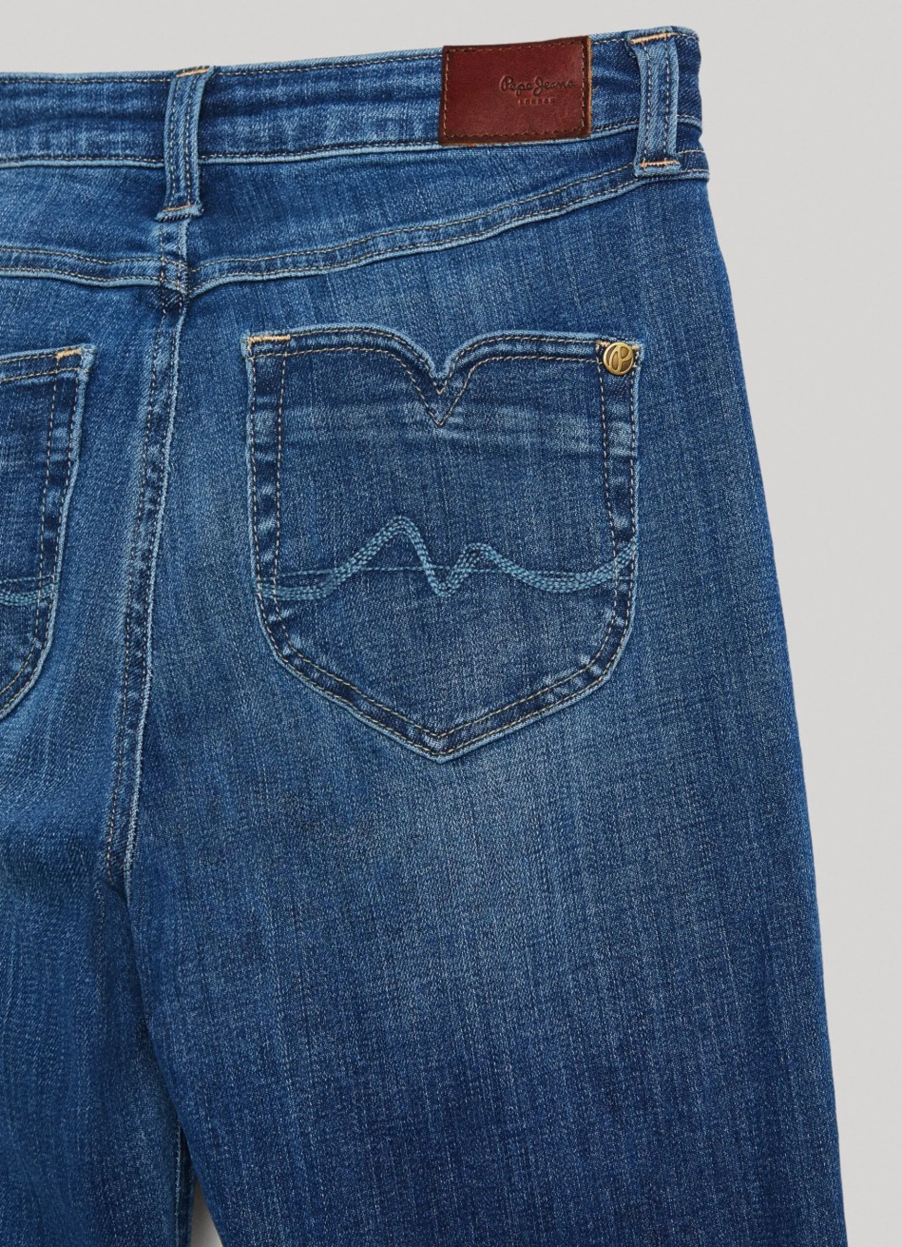 Women Pepe Jeans Willa Flare Fit High-Rise Jeans