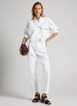 Women Pepe Jeans Willow High Waist Tapered-Fit Jeans