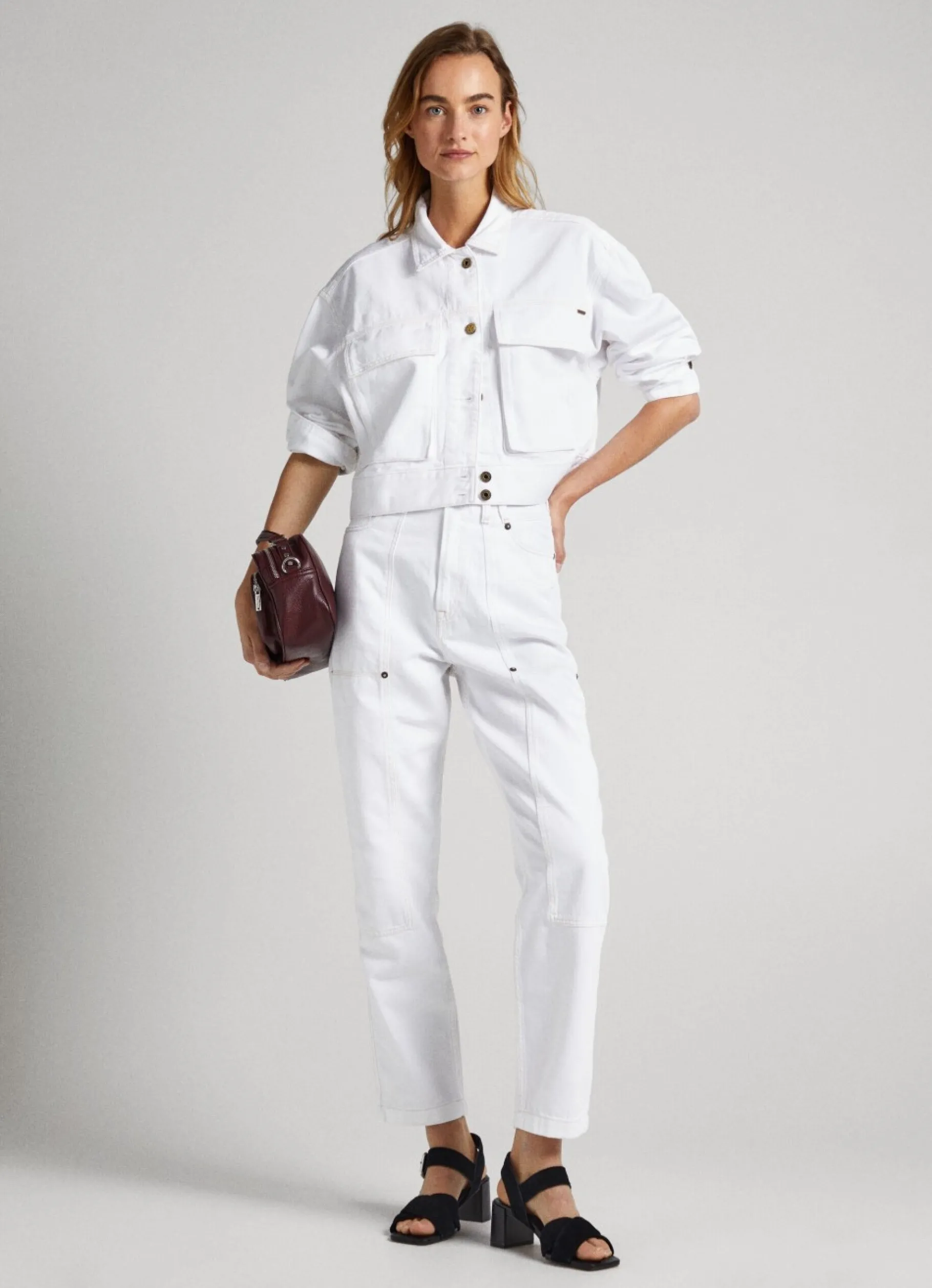 Women Pepe Jeans Willow High Waist Tapered-Fit Jeans