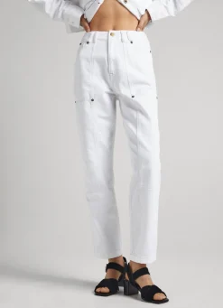 Women Pepe Jeans Willow High Waist Tapered-Fit Jeans