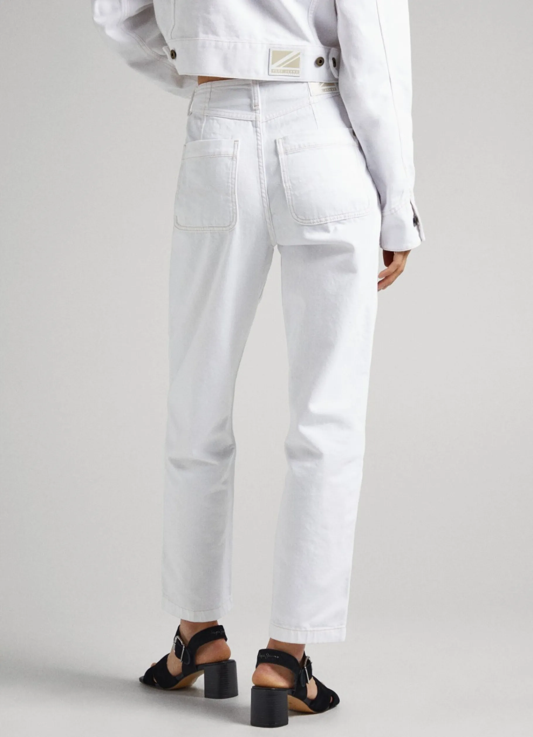 Women Pepe Jeans Willow High Waist Tapered-Fit Jeans