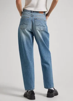 Women Pepe Jeans Willow Tapered Fit High-Rise Jeans