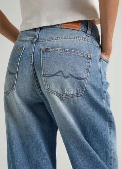 Women Pepe Jeans Willow Tapered Fit High-Rise Jeans