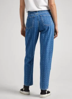 Women Pepe Jeans Willow Tapered Fit High-Rise Jeans