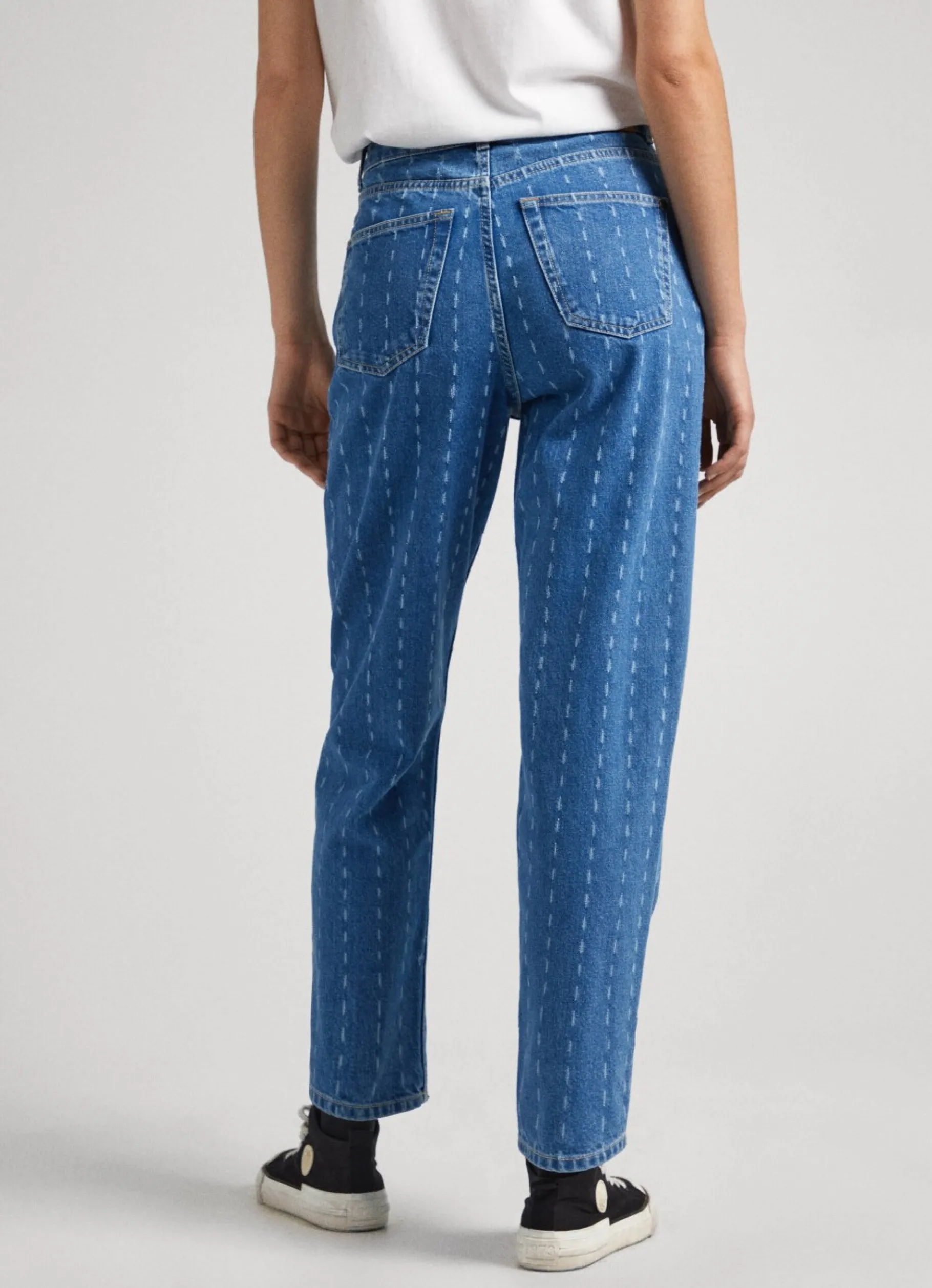 Women Pepe Jeans Willow Tapered Fit High-Rise Jeans