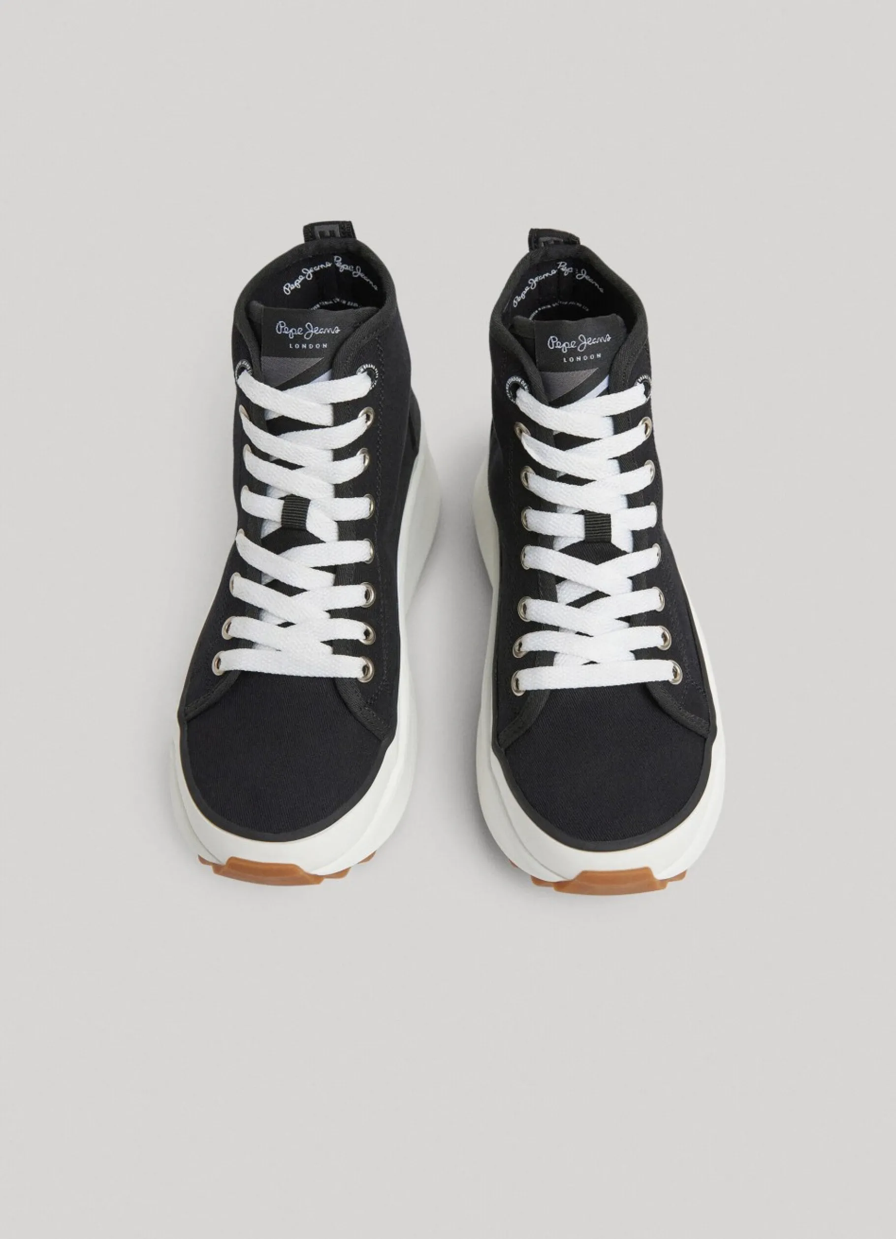 Women Pepe Jeans Woking Street Canvas Booties