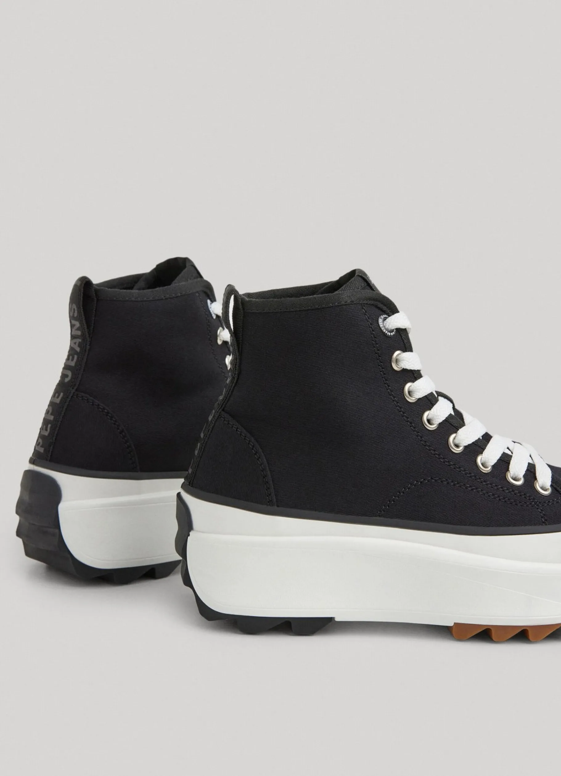 Women Pepe Jeans Woking Street Canvas Booties