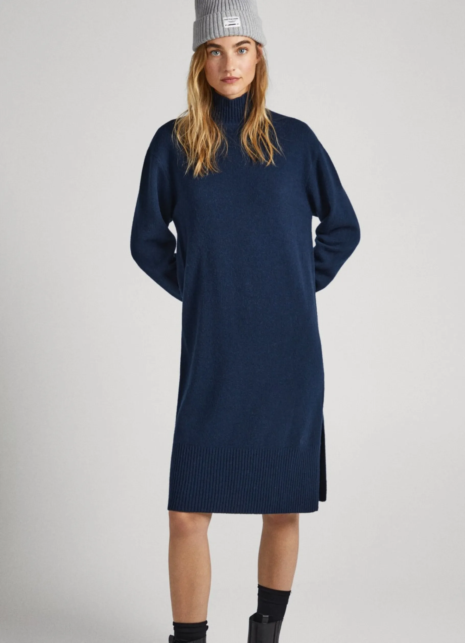 Women Pepe Jeans Wool Knit Dress