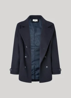Men Pepe Jeans Wool Pea Coat