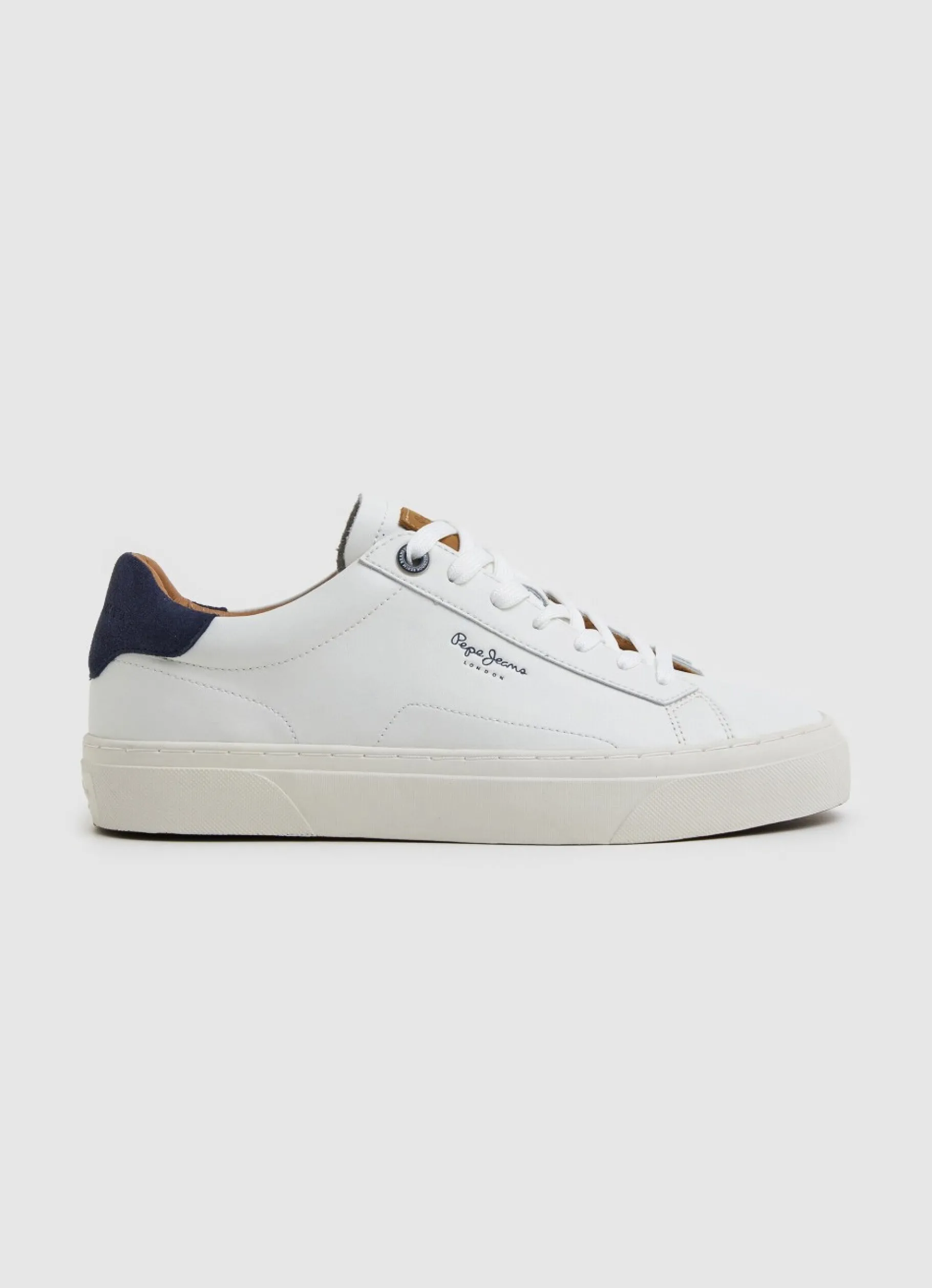 Men Pepe Jeans Yogi Original Leather Trainers