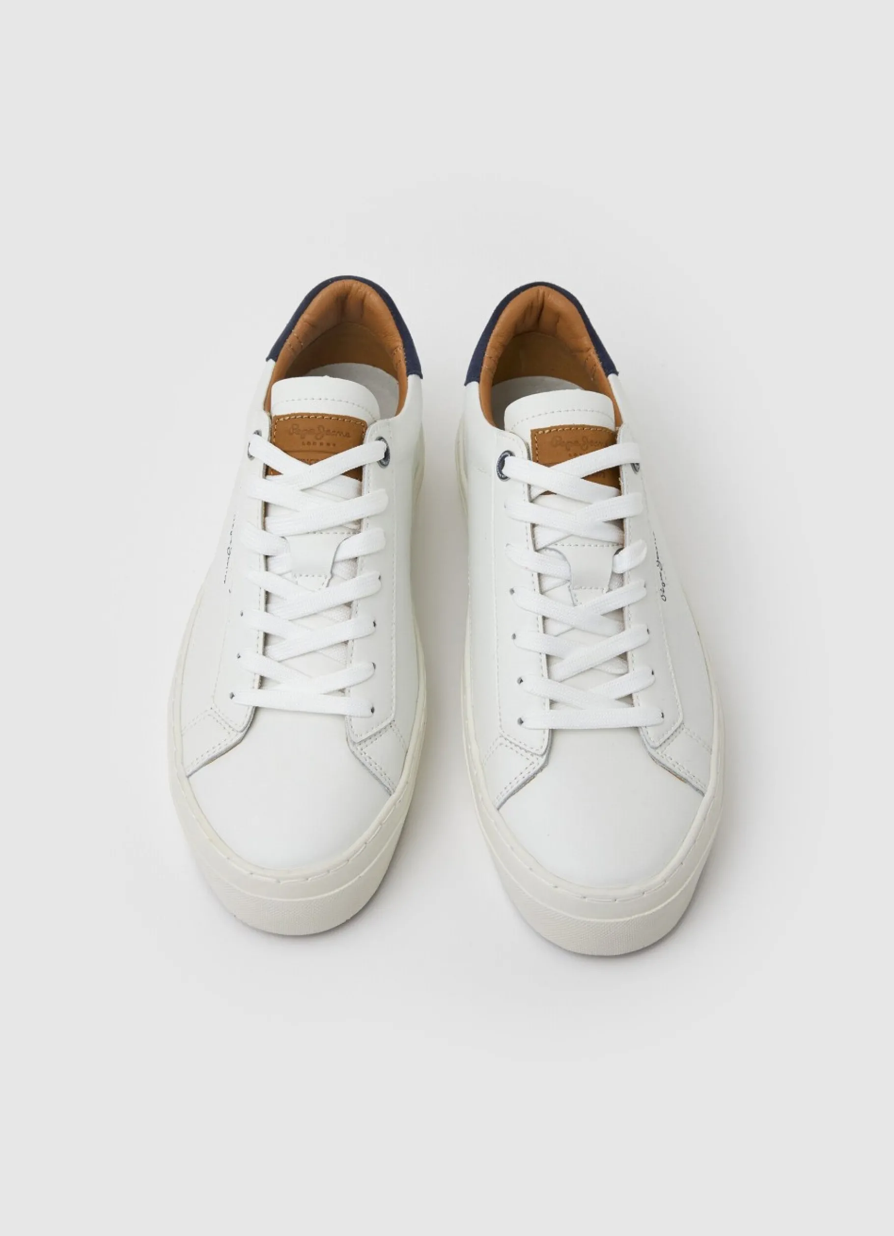 Men Pepe Jeans Yogi Original Leather Trainers