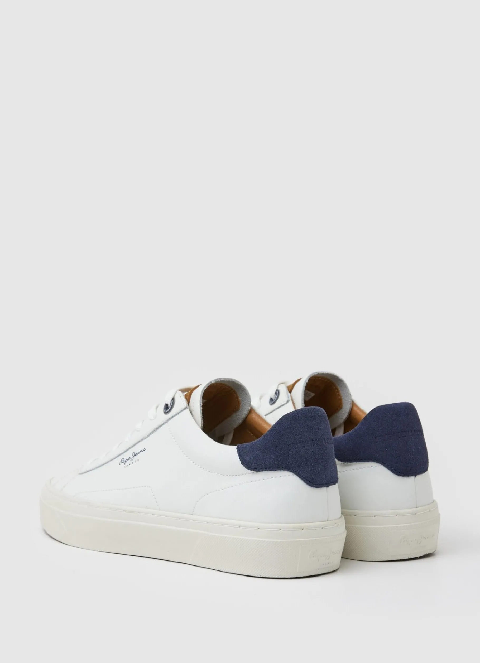 Men Pepe Jeans Yogi Original Leather Trainers