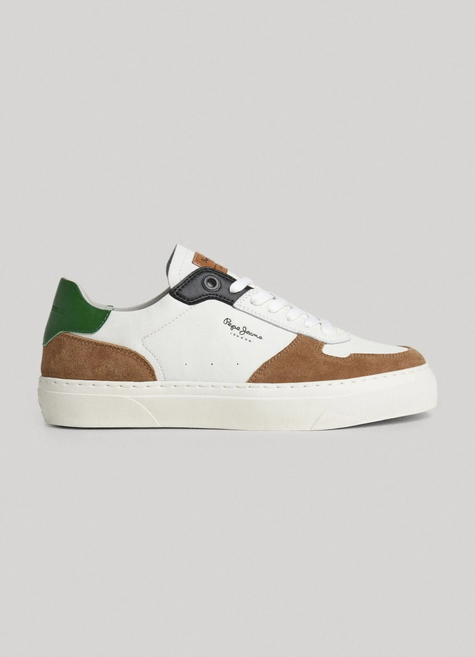 Men Pepe Jeans Yogi Street Leather Trainers