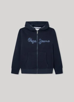 Boy Pepe Jeans Zip-Up Hoodie