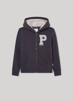 Boy Pepe Jeans Zip-Up Hoodie