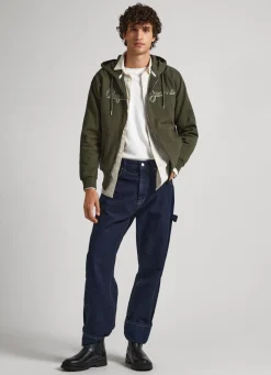 Men Pepe Jeans Zip-Up Sweatshirt